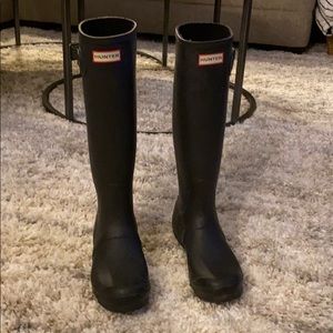 Hunter Women’s Original Tall Rainboot Matte Black